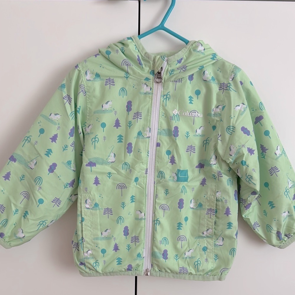 Columbia Green Windbreaker/ jacket